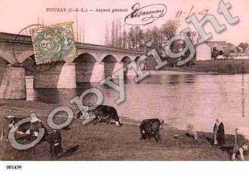 Ville de POUZAY Carte postale ancienne